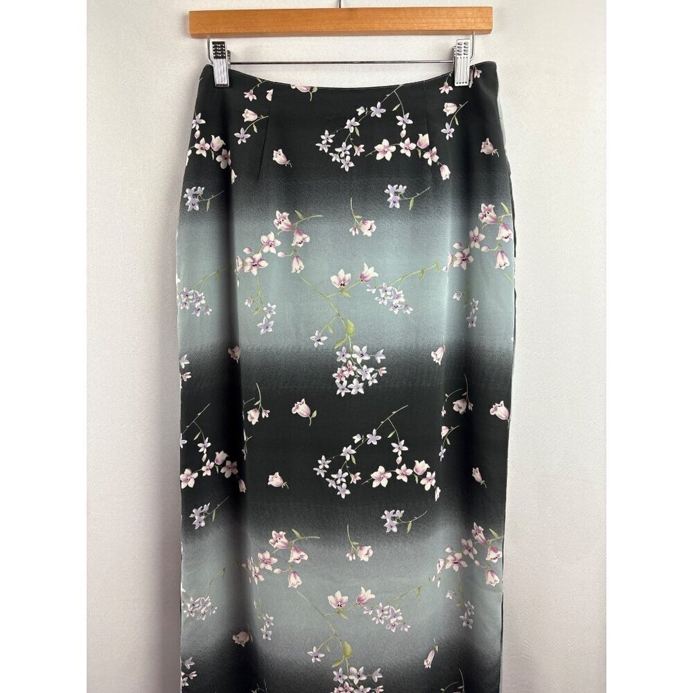 Jay Jacobs Womens Floral Gradient Skirt Size 7